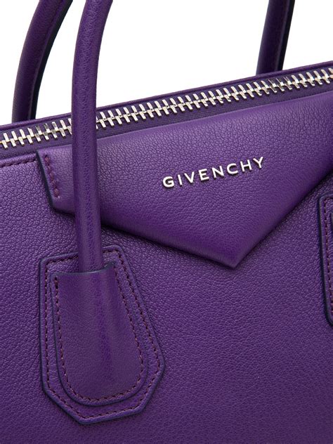 givenchy purple bag|givenchy bag size guide.